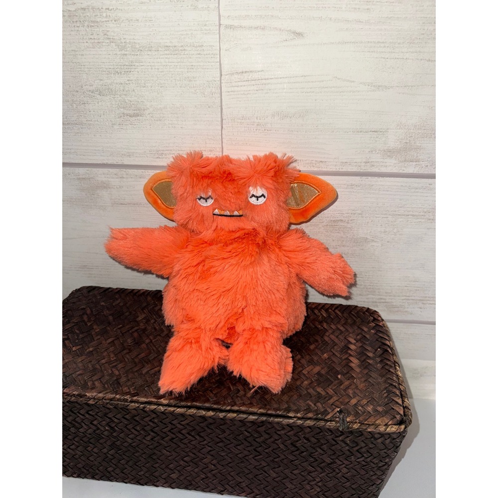 Slumberkins Ibex Kin Orange Plush Stuffed Animal Emotional Support Toy Gold